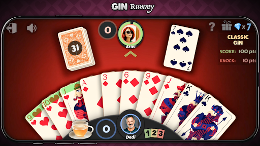 Gin Rummy - Offline ekran görüntüsü