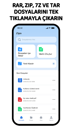 ZIPO: Zip & RAR Çıkarıcı ekran görüntüsü