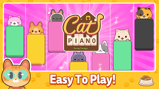 Piano Cat Tiles - Room Design ekran görüntüsü