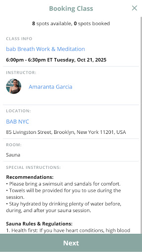 BAB NYC ekran görüntüsü