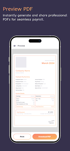 Payslip Generator ekran görüntüsü