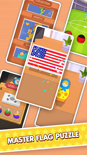 Drop Fit: World Flag Puzzle ekran görüntüsü