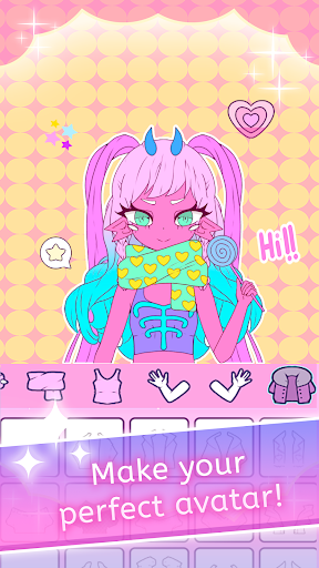 Roxie Girl anime avatar maker ekran görüntüsü