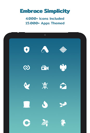 Simply Minimal White Icon Pack ekran görüntüsü