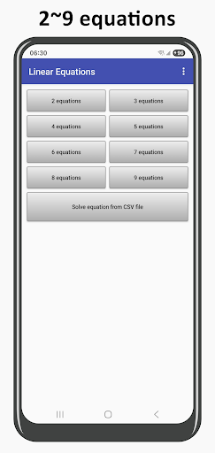 Linear Equations Solver ekran görüntüsü