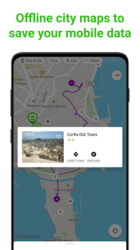 Corfu Tour Guide:SmartGuide ekran görüntüsü