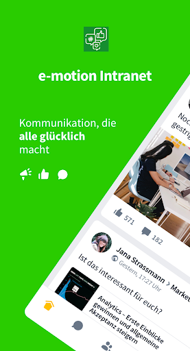 e-motion Intranet ekran görüntüsü