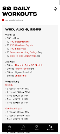 WOD - Cross Training & Timer ekran görüntüsü