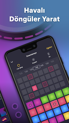 Drum Pad Machine - bateri ekran görüntüsü