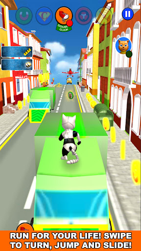 Super Hero Cat Run ekran görüntüsü