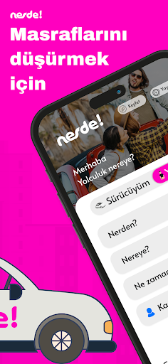 nerde! - Paylaşımlı Yolculuk ekran görüntüsü