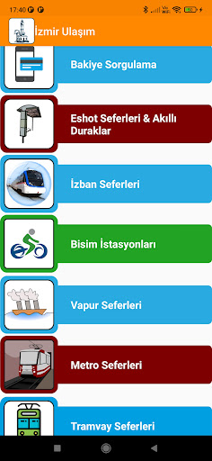 İzmir Akıllı Ulaşım Rehberi ekran görüntüsü