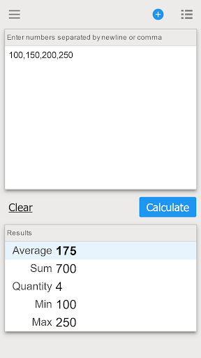 Average Calculator ekran görüntüsü