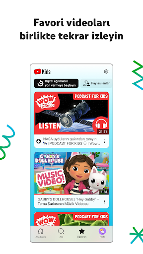 YouTube Kids ekran görüntüsü