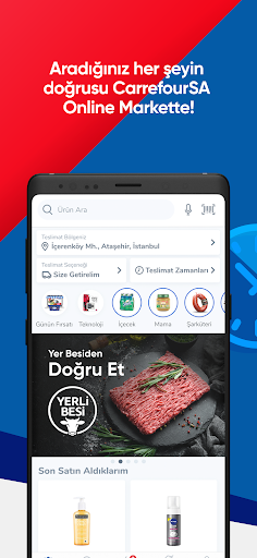 CarrefourSA Online Alışveriş ekran görüntüsü