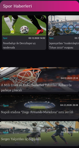 Sondakika Spor ekran görüntüsü