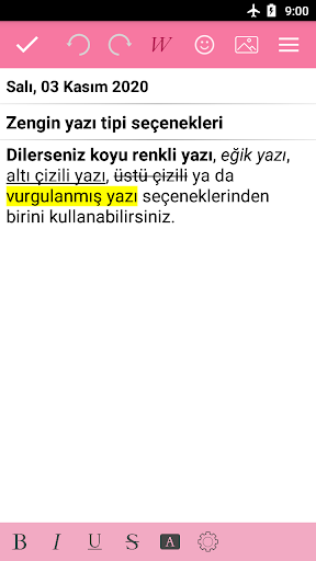 Kişisel Günlük ekran görüntüsü