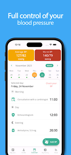 MyBP - Blood Pressure App ekran görüntüsü