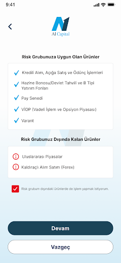 A1Cap Hızlı Hesap ekran görüntüsü