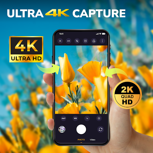 Camera HD - 4K Selfie Camera ekran görüntüsü