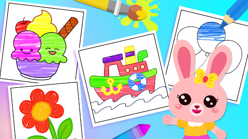 Toddler Coloring Book for kids ekran görüntüsü