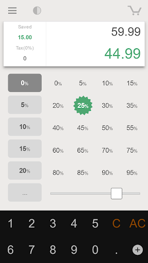 Shopping Percent CalculatorPro ekran görüntüsü