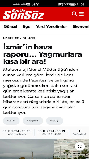 Ege'de Sonsöz ekran görüntüsü