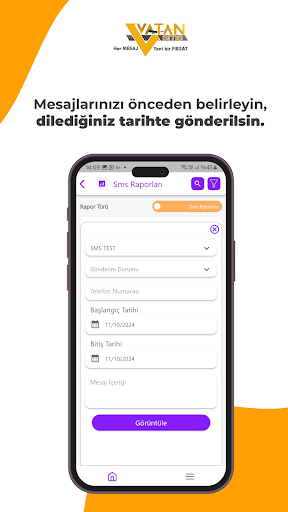 VatanSMS NET Toplu SMS Gönder ekran görüntüsü