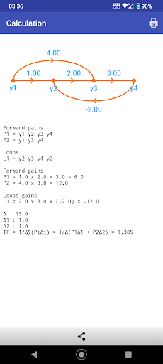 Signal flow graph ekran görüntüsü