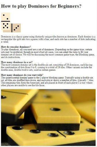 How to Play Dominoes ekran görüntüsü