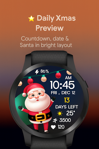 Xmas Weather Countdown Watch ekran görüntüsü
