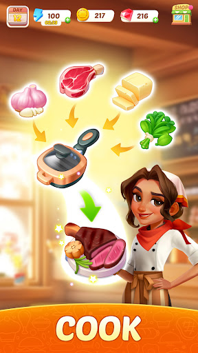 Flambé: Merge & Cook ekran görüntüsü