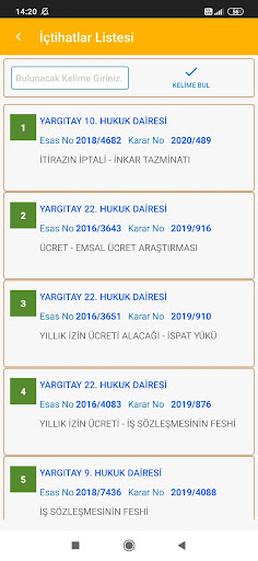 İş Kanunu ekran görüntüsü