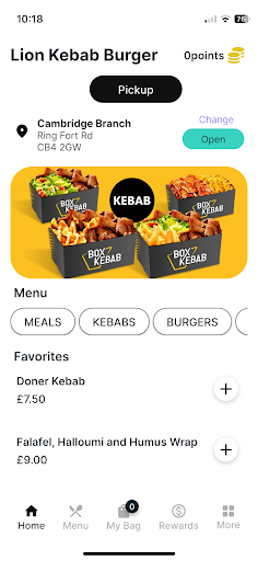 Lion Kebab Burger Van ekran görüntüsü