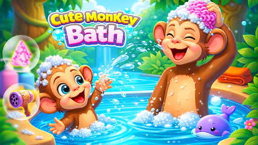 Monkey Baby Care Game ekran görüntüsü