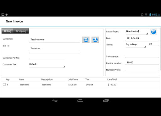 Express Invoice Plus Trial ekran görüntüsü