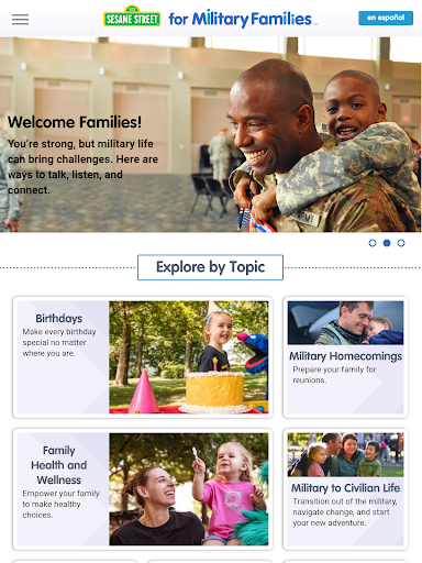 Sesame for Military Families ekran görüntüsü