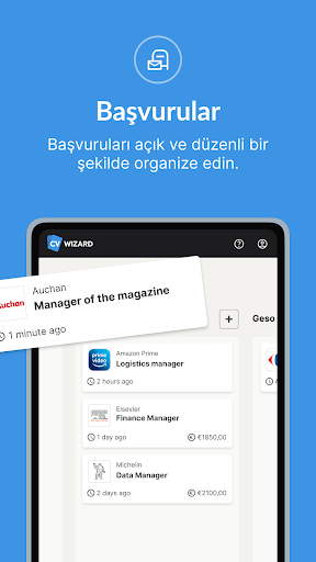 CVwizard: CV Hazırlama AI ekran görüntüsü