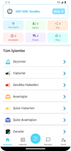 HEP-SEN ekran görüntüsü