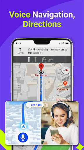 GPS, Haritalar, Navigasyon ekran görüntüsü