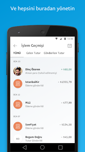 PayPal ekran görüntüsü