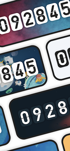 Flip clock & floating widget ekran görüntüsü