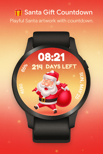 Santa Christmas CountdownWatch ekran görüntüsü