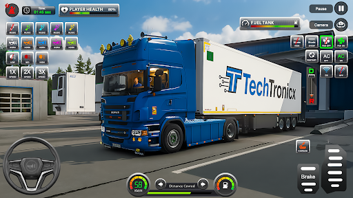 Euro Truck Transporter 3d ekran görüntüsü