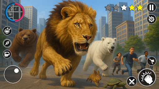 Lion Games Jungle Sim 3D ekran görüntüsü