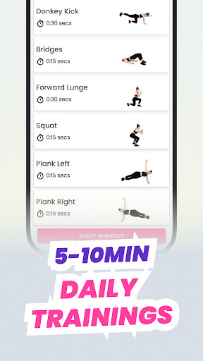 Buttocks & Legs Workout Home ekran görüntüsü