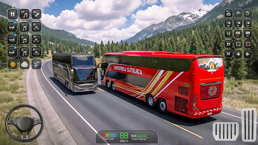 Highway Bus Driving Game 2026 ekran görüntüsü