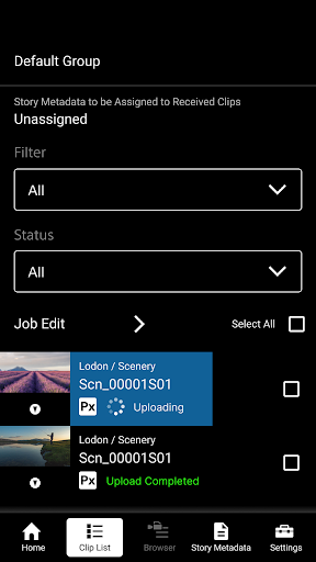 Sony | Creators' App for ENT ekran görüntüsü