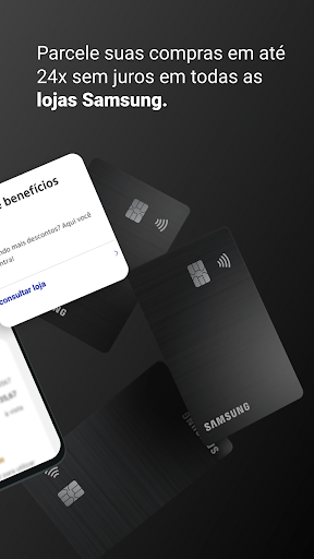 Cartão de crédito Samsung Itaú ekran görüntüsü