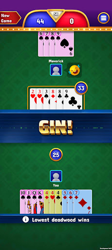Gin Rummy - Classic Card Game ekran görüntüsü